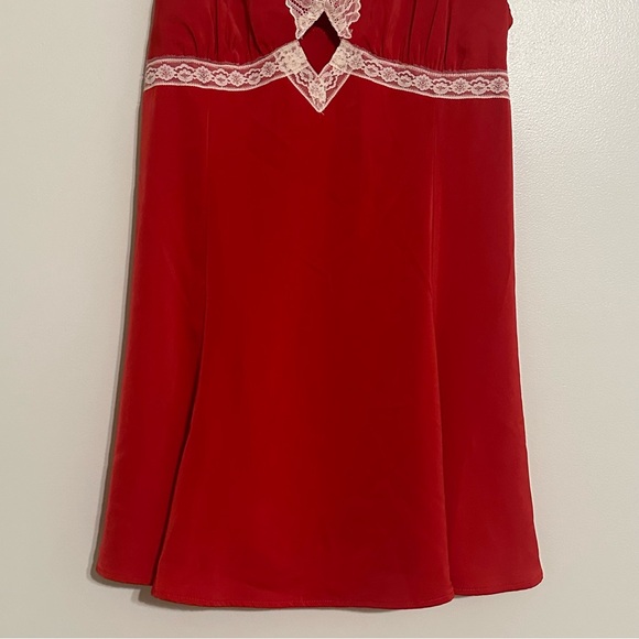 Wild Fable Lace Trim Mini Slip Flirty Feminine Holiday Dress - Picture 3 of 13